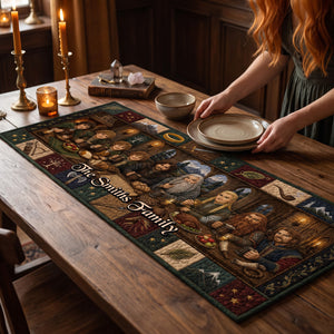 Fantasy Adventure Quilted Table Runner - Personalized Gifts For Family 02naqn140826