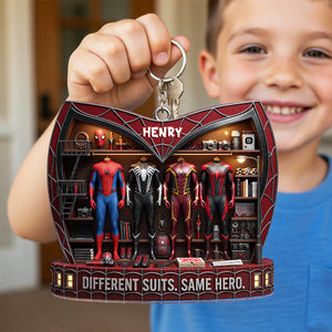 Masked Hero Collection Keychain - Personalized Gifts For Kids 05todt040826