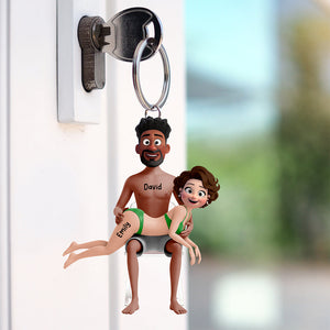 Naughty Couple Keychain- Personalized Gifts For Couples 07ohqn160126