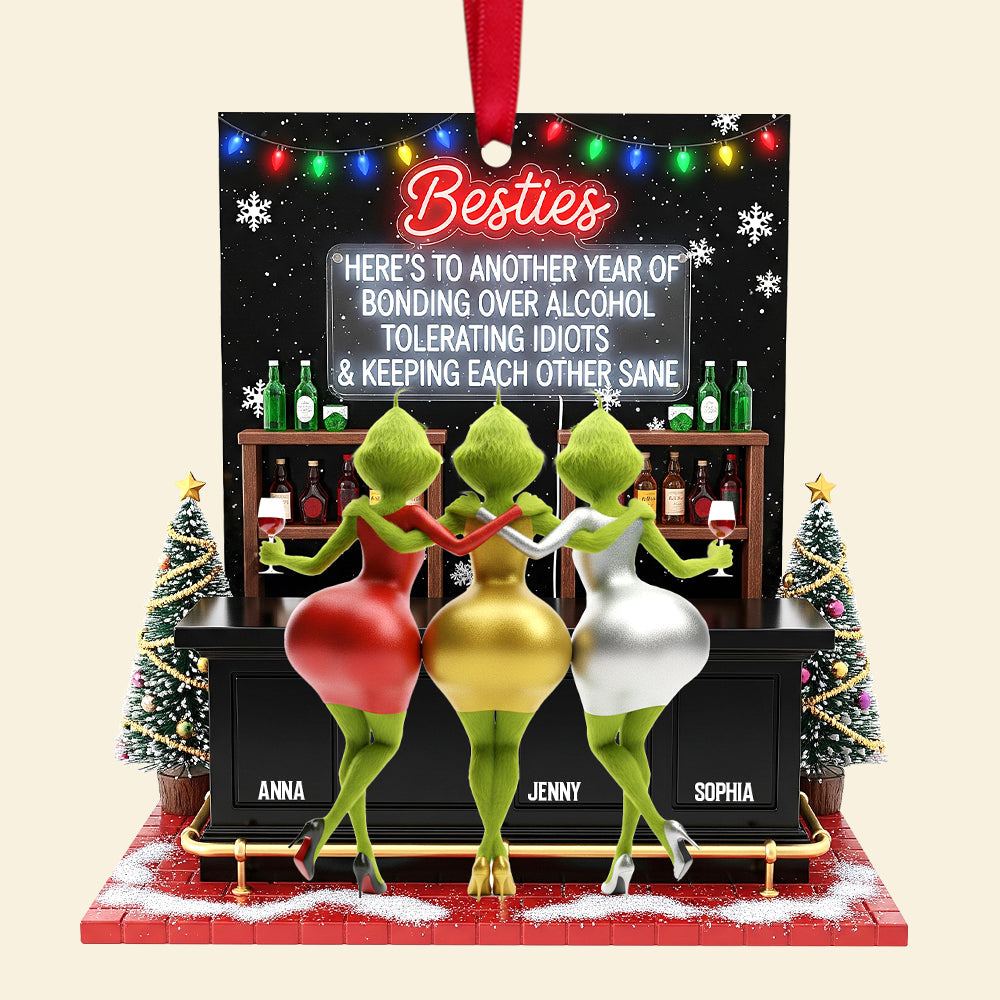 Personalized Gifts For Best Friends Christmas Ornament 04natn180925