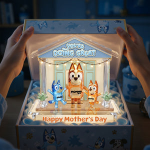 Happy Mother's Day Acrylic Light Box - Personalized Gifts For Mother 03nalu150426