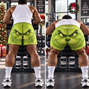 Holiday Character Men's Beach Shorts - Personalized Gift For Him 05QHQN210926