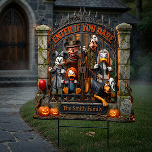 Trick Or Treat Custom Shape Yard Sign - Personalized Gifts For Halloween 03toqn080826