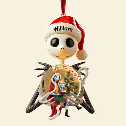 Spooky Love Christmas Ornament – Personalized Gifts For Couple 04paqn170925