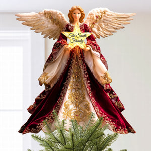 Guardian Angel Christmas Tree Topper – Personalized Gifts For Family 06tgqn191125