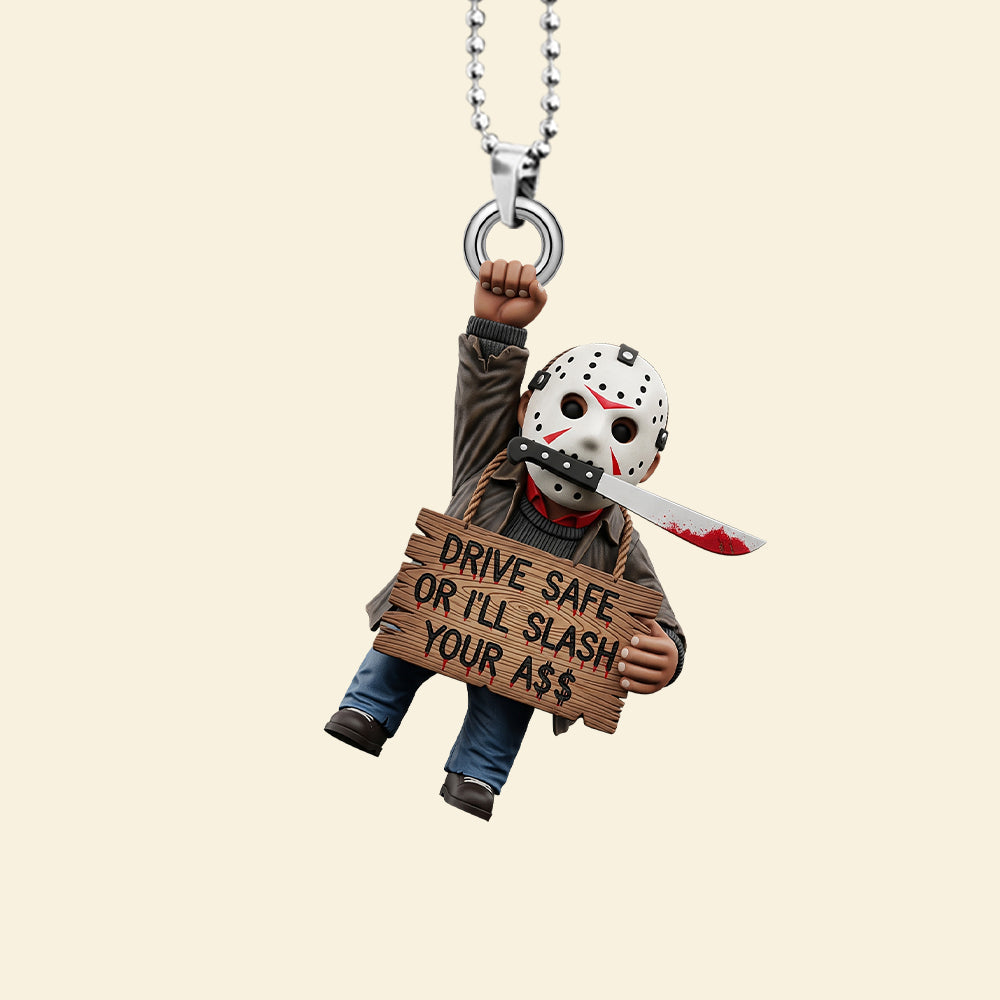 Spooky Characters Funny Halloween Gifts For Horror Fans Car Ornament 03qhtn290825