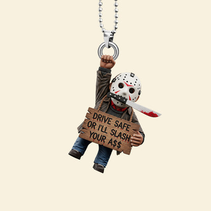Spooky Characters Funny Halloween Gifts For Horror Fans Car Ornament 03qhtn290825