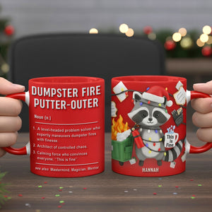 Funny Raccoon Office Coffee Mug – Personalized Gifts For Coworker 06naqn131125