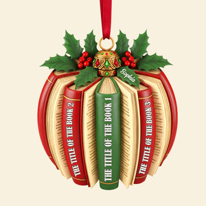 Personalized Gifts For Book Lovers Christmas Ornament 02hytn171125