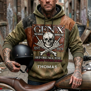 Badass Gen X 3D Hoodie - Personalized Gifts For Gen X 02nalu130226