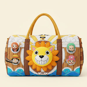 Personalized Christmas Gifts For Cartoon Lovers Quilted Duffle Bag 02natn031025