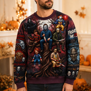 Midnight Slasher 3D Shirt - Personalized Gifts For Horror Lovers 01tydt110826