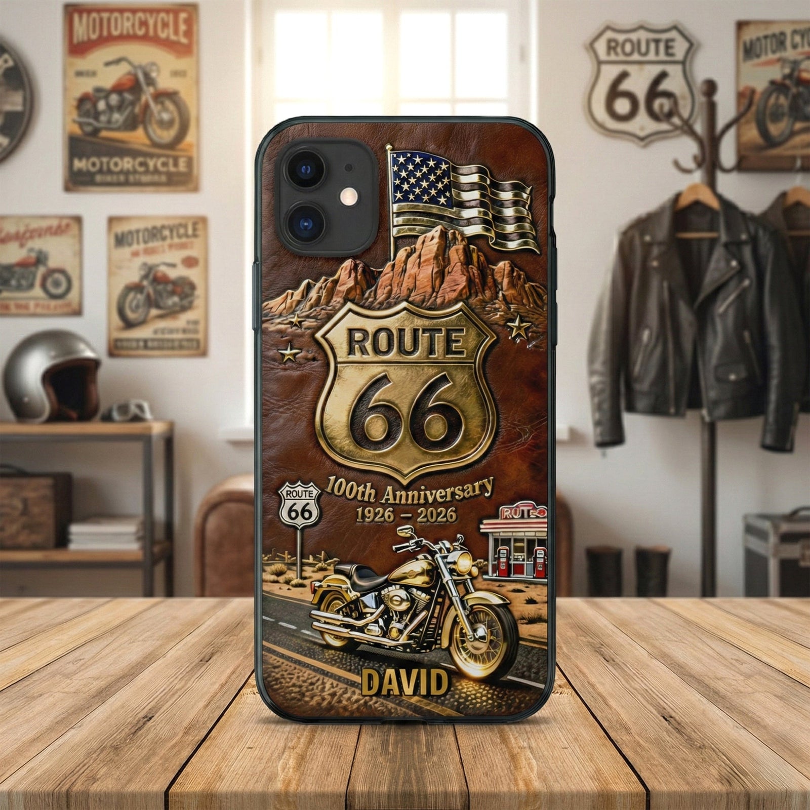 100th Anniversary Motorcycle Phone Case – Personalized Gifts For Bikers 04naqn060226
