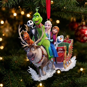 Dashing Through The Snow Acrylic Ornament - Personalized Gifts 04qhlu091026