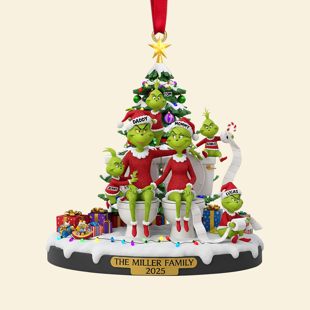 Personalized Gifts For Family Christmas Ornament 02natn180925