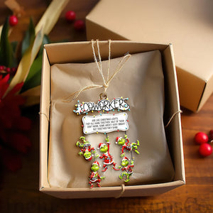 Fun Co-workers Hanging Together Ornament - Personalized Gifts For Collague 01QHLU091025