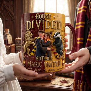 Fantasy House Divided Magic Coffee Mug - Personalized Gifts For Couple 05ohlu130726