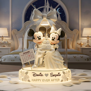 Wedding Couple Acrylic Light Box - Personalized Gifts For Couples 09pglu051225