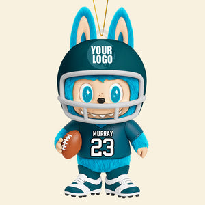 Christmas Monster American Football Ornament Personalized Football Gifts 04HUDT040925
