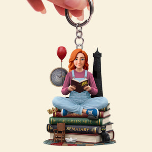Reading Keychain - Personalized Gifts For Book Lovers 01hutn200126