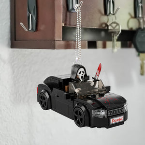 Spooky Ride Car Ornament - Personalized Gifts For Horror Movie Fans 01pgqn060925