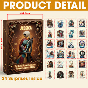 Christmas Family Advent Calendar Acrylic Blind Box - Personalized Gifts For Family 04pata181125