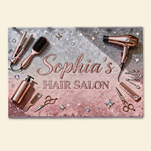 Hair Salon Doormat - Personalized Gifts For Hairstylist Doormat 05NAQN280226
