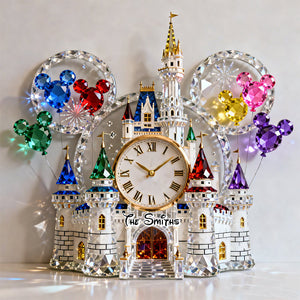 Lovely Hanging Wall Clock - Personalized Gifts For Family 03natn271225