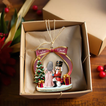 Cheeky Touch Couple Ornament - Personalized Christmas Gift For Couples 02TGLU190925