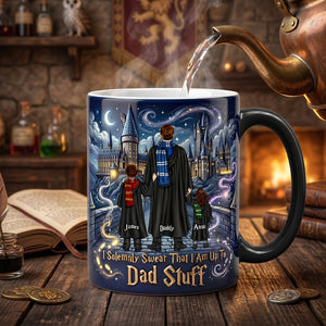 I Am Up To Dad Stuff Heat Changing Mug - Personalized Gifts For Dads 03natn060526