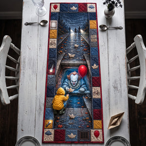 Creepy Quilted Table Runner - Personalized Gifts For Halloween 03hata130826