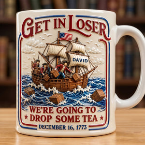 Vintage Tea Ship Coffee Mug - Personalized Gifts For Tea Lovers 03qhlu290526
