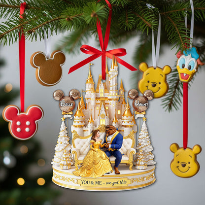 Timeless Tale Couple Ornament - Personalized Christmas Gifts For Couple 06OHLU180825