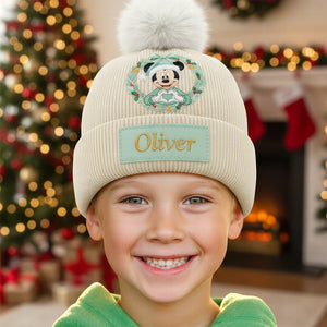 Cute Cartoon Bobble Beanie Hat - Personalized Gifts For Kids 04pgqn131025