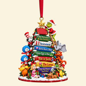 Reading Spirit Christmas Ornament - Personalized Gifts For Christmas 02patn201026