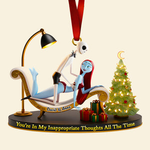 Funny Couple Christmas Ornament Personalized Gifts For Couple 01OHDT241025