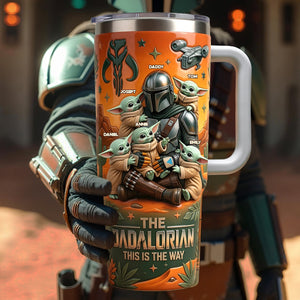 The Best Warrior Dad And Kids Tumbler - Personalized Gifts For Dads 03tylu010526