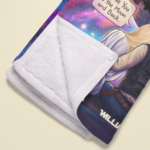 Cosmic Couple Blanket Personalized Gifts For Couple 01HUDT241125