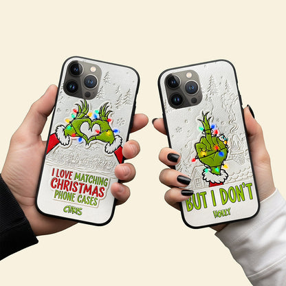 Funny Green Couple Phone Case - Personalized Gifts For Couple 02tgta140825