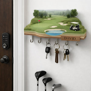 Golf Acrylic Key Hanger - Personalized Gifts For Golfers 01kilu201225