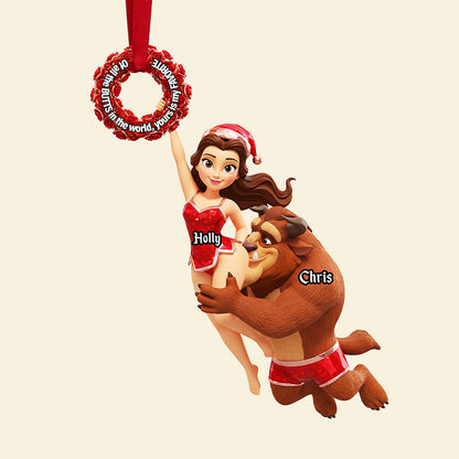 Personalized Gifts For Christmas, Naughty Couple Acrylic Ornament 01ohta081025