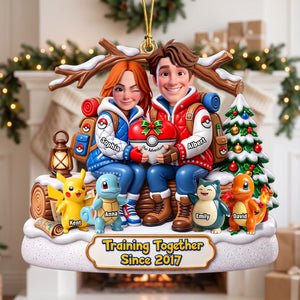 Training Master Couple Ornament - Personalized Gifts For Family 06QHQN290826