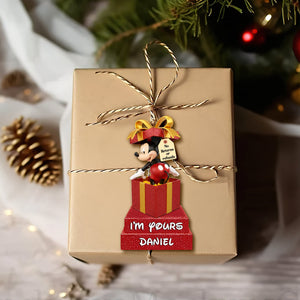 Couple's Sweet Moment Ornament - Personalized Christmas Gift For Couples 02HYLU240925