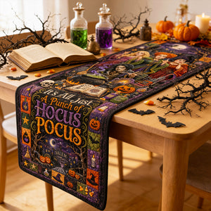 Midnight Spell Table Runner - Personalized Halloween Gifts 03hudt130826