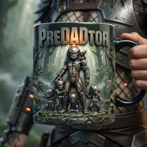 Strongest Warrior Dad And Kids Magic Mug - Personalized Gifts For Dads 04nalu240426