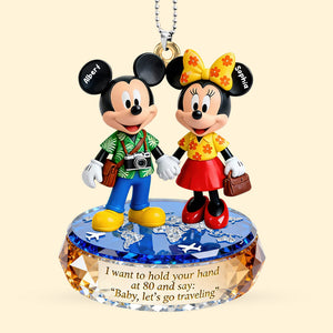 Travel Couple Car Ornament - Personalized Gifts For Couple 06toqn311225