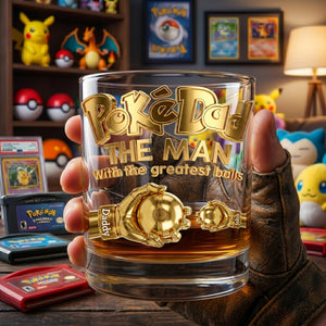 Pocket Monster Dad Fist Bump Glass- Personalized Gifts For Dads 03OHLU210526