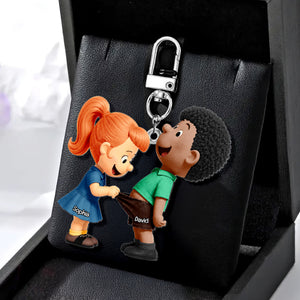 Troublemaker Couple Acrylic Keychain - Personalized Gifts For Couples 02OHQN240726