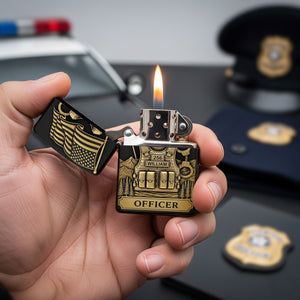 Police Lighter - Personalized Gift For Police Officer 04TOMG310725