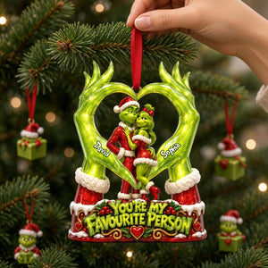 Favorite Mischief Couple Ornament - Personalized Christmas Gifts 04palu240926